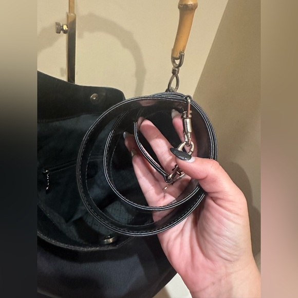 Gucci Nylon 2-Way Bamboo Bag - Picture 8 of 12